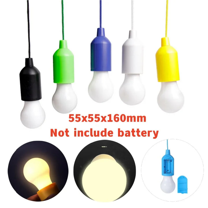 Colourful Portable Pendant Light - ChromaGlow-Red (White Light)-State of Style