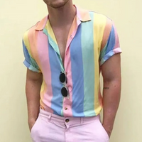 Colourful Striped Shirt for Men - Lorenzo-S-State of Style