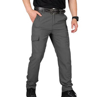 Combat Cargo Trousers for Men - Lucas-Dark Grey-S-State of Style