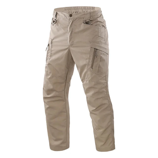 Combat Cargo Trousers for Men - Lucas-Khaki-S-State of Style