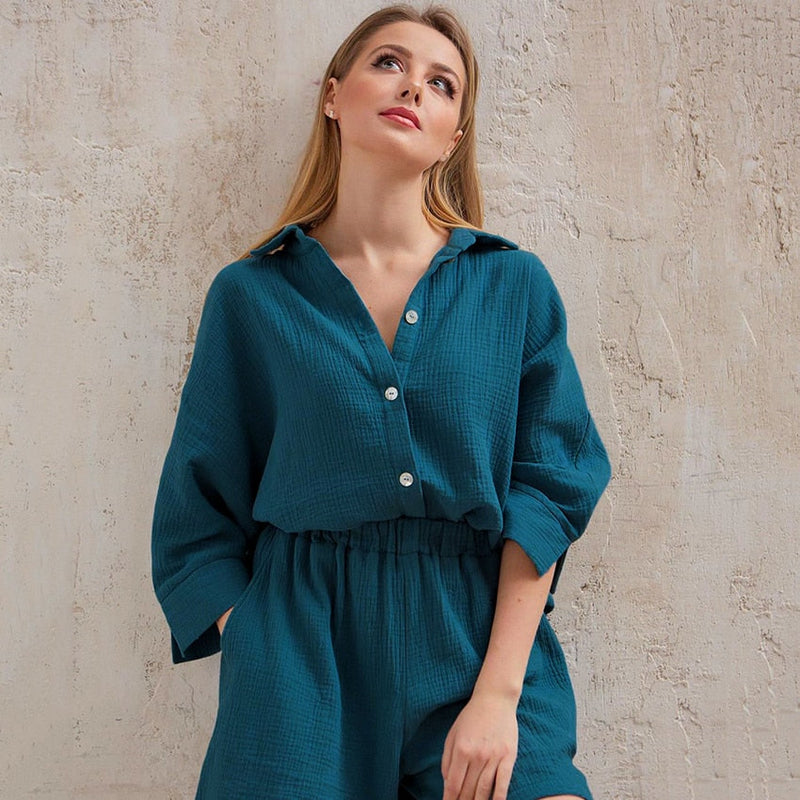 ComfiePyjamas | Pajamas for Women-Green-S-State of Style