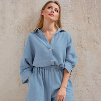 ComfiePyjamas | Pajamas for Women-Light Blue-S-State of Style