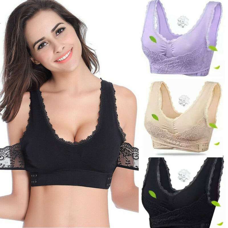 Comfort Bra with Side Closure – Elena-Black-S-State of Style