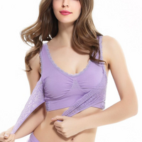 Comfort Bra with Side Closure – Elena-Purple-S-State of Style