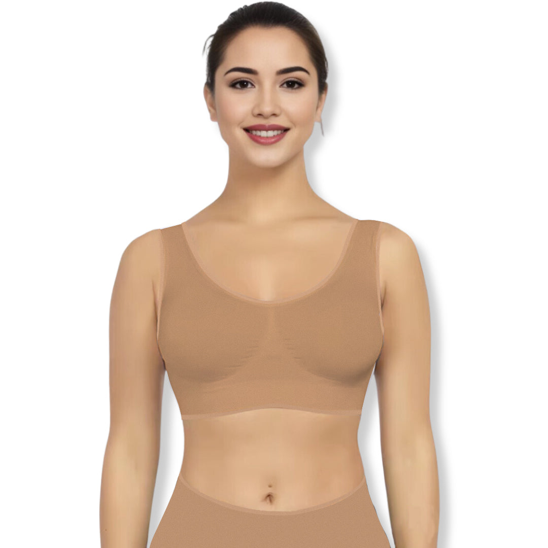 Comfort Bra Without Underwire – CloudBra-Beige-S-State of Style