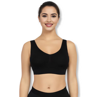 Comfort Bra Without Underwire – CloudBra-Black-S-State of Style