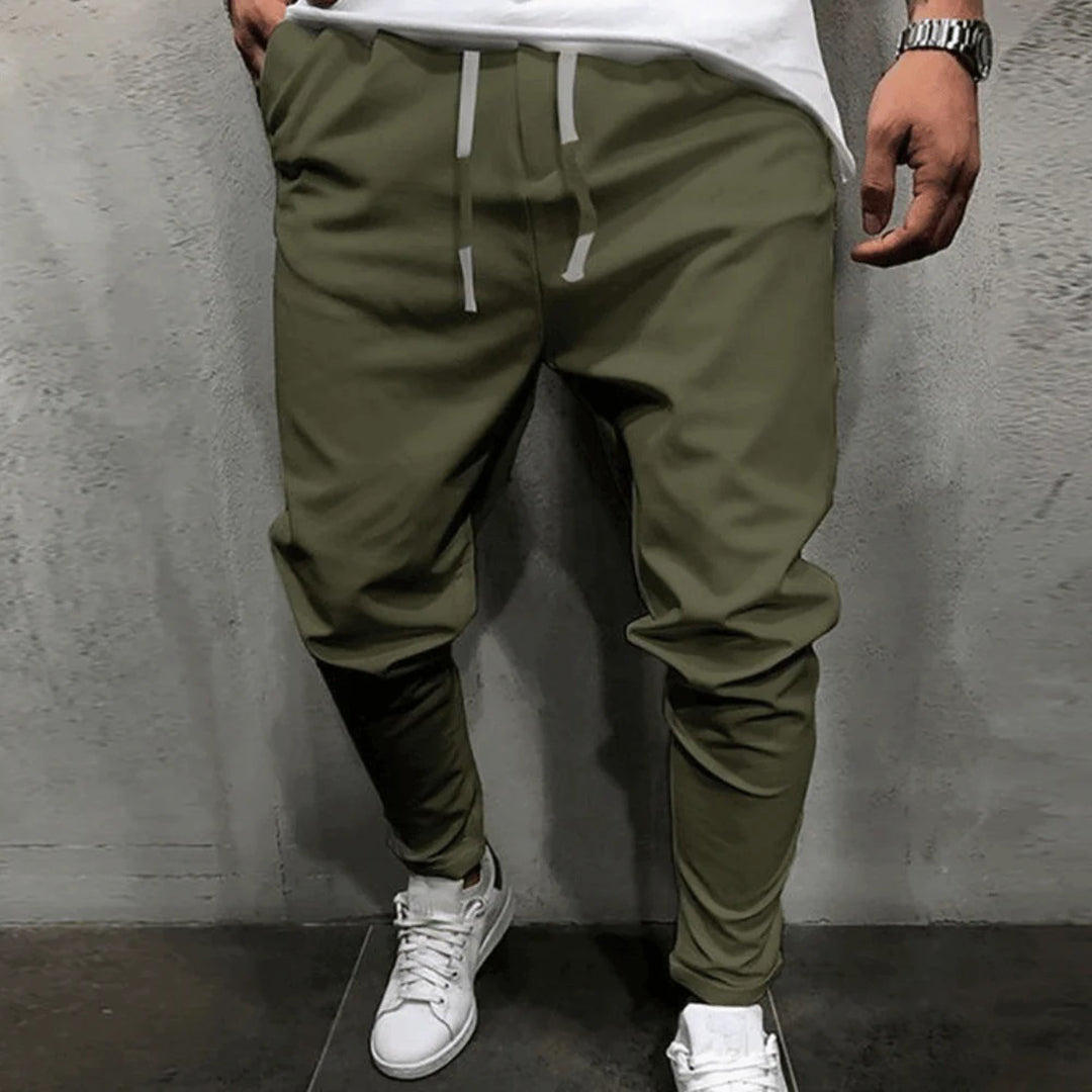 Comfort Fit Men’s Trousers - Dante-Army Green-S-State of Style