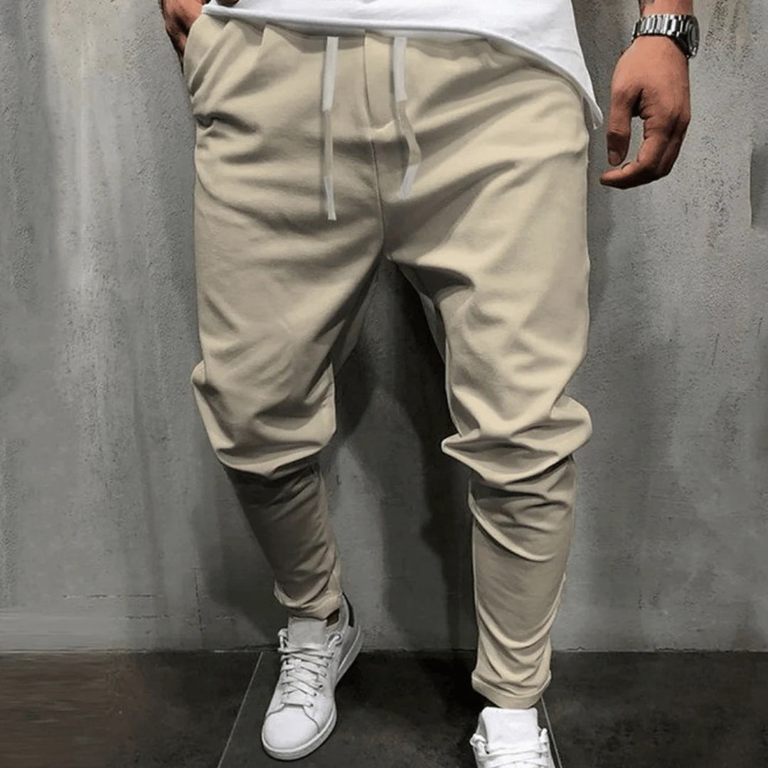 Comfort Fit Men’s Trousers - Dante-Khaki-S-State of Style