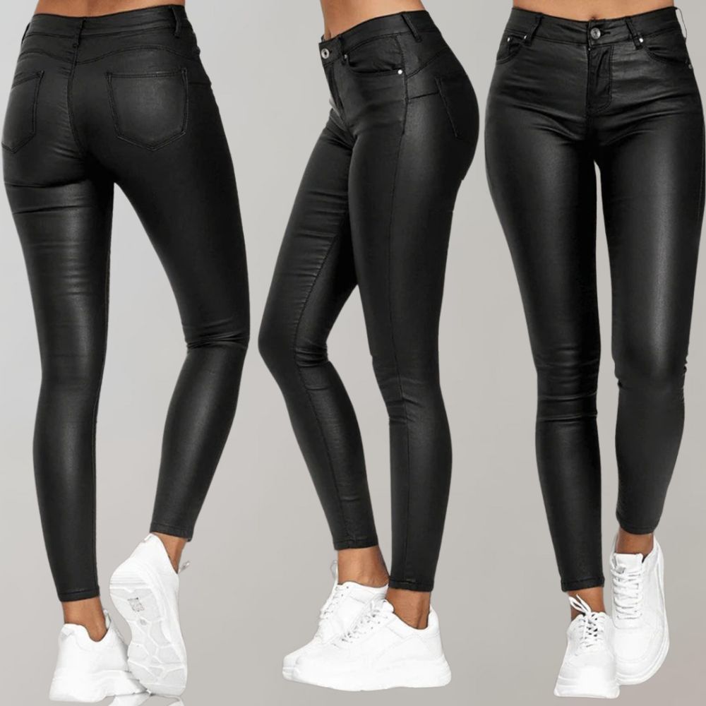 Comfort Fit Pants - Luxura-Black-S-State of Style