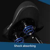 Comfort Gel Bicycle Saddle - BigRide-Black-State of Style