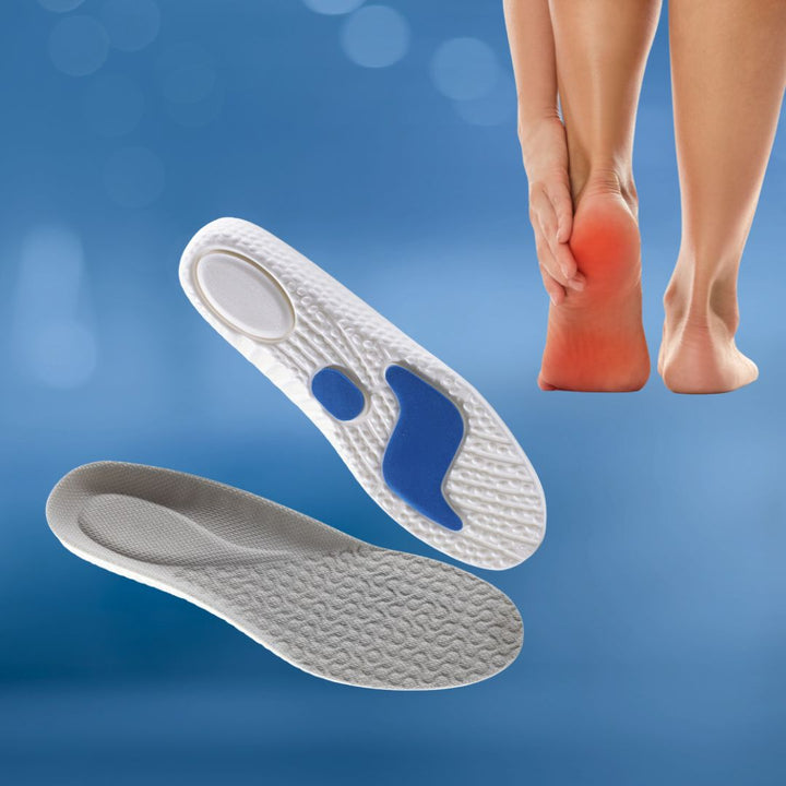 Comfort Insoles with Arch Support - OrthoBalance-Grey-AU 5–6-State of Style