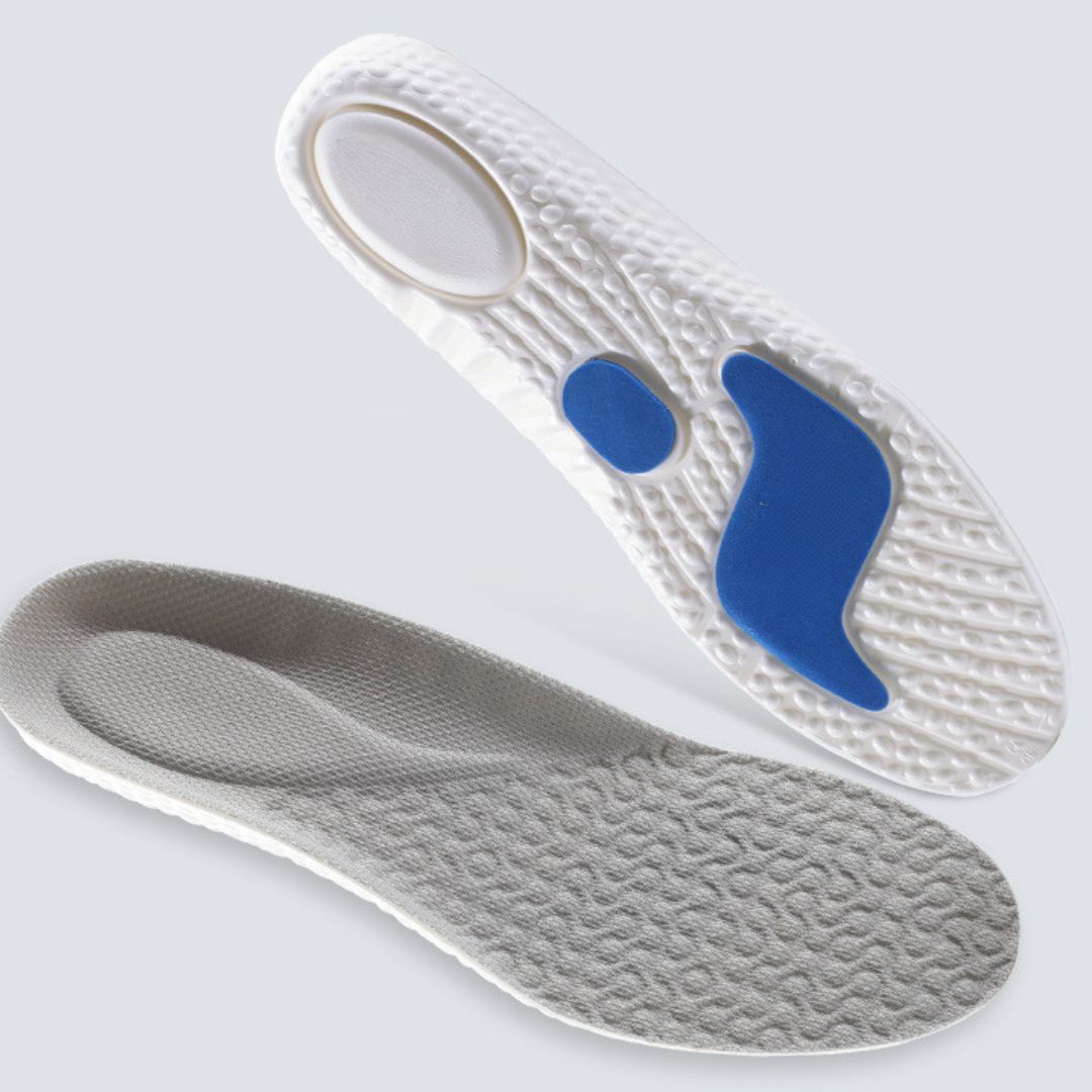Comfort Insoles with Arch Support - OrthoBalance-Grey-AU 5–6-State of Style