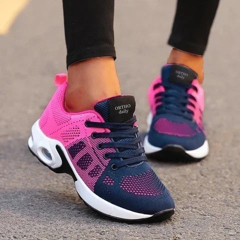 Comfort Orthopaedic Shoes | Support for the Whole Day | Stylish Design-Pink Blue-3.0-State of Style