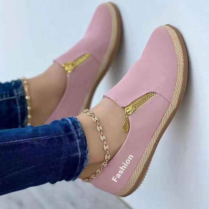 Comfort Slip-On Sneakers for Women – Lina-Pink-3-State of Style