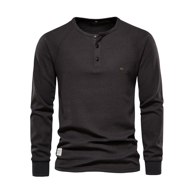 Comfortabele Heren Sweater - Arvid-Dark Grey-S-State of Style
