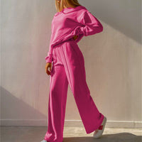 Comfortable and Luxury Tracksuit 2-Piece – Isabel-Pink-S-State of Style