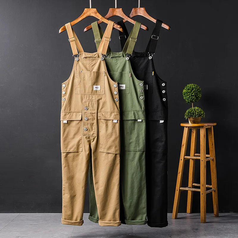Comfortable and Stylish Garden Overalls - Nova-Khaki-S-State of Style