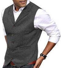 Comfortable and Stylish Gilet for Men - Lars-Grey-S-State of Style