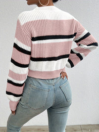 Comfortable and Stylish Knitted Sweater - Sienna-Blue-S-State of Style