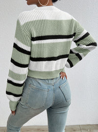 Comfortable and Stylish Knitted Sweater - Sienna-Blue-S-State of Style