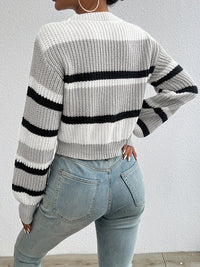 Comfortable and Stylish Knitted Sweater - Sienna-Blue-S-State of Style