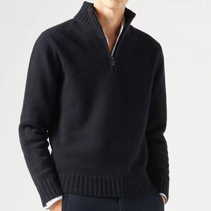Comfortable and Stylish Men's Sweater - Mason-Black-M-State of Style