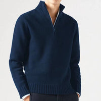 Comfortable and Stylish Men's Sweater - Mason-Dark Blue-M-State of Style