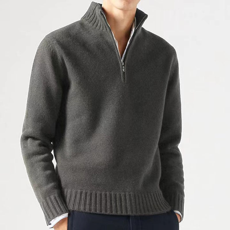 Comfortable and Stylish Men's Sweater - Mason-Grey-M-State of Style