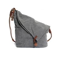 Comfortable and Stylish Shoulder Bag with Soft Exterior - SoftEase-Grey-State of Style