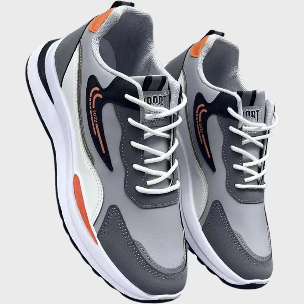 Comfortable and Stylish Sports Shoes for Men - Vigo-Grey PU-6-State of Style