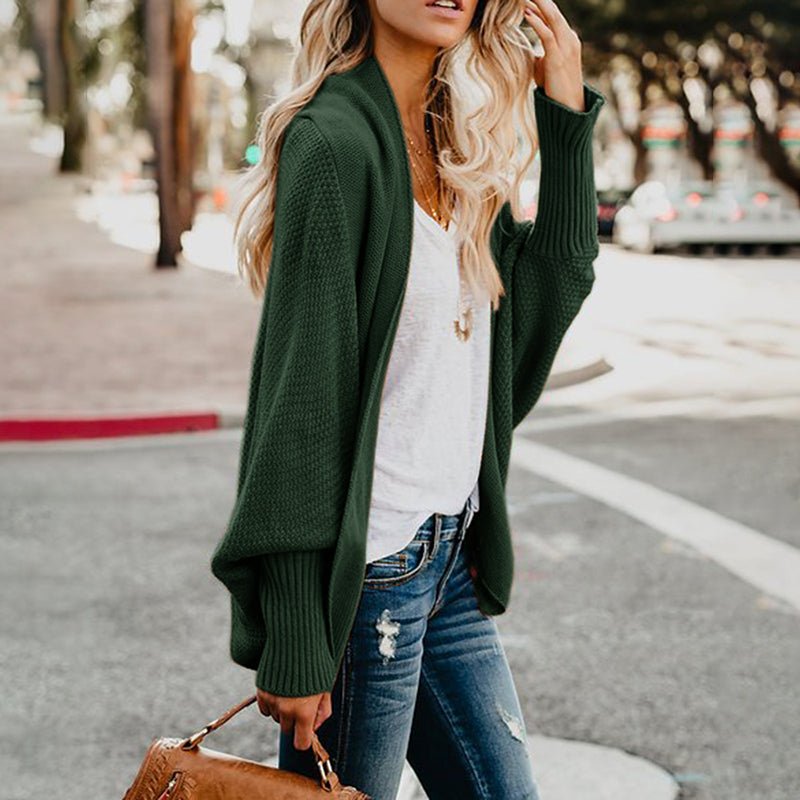 Comfortable and Stylish Women's Cardigan - Livia-Green-One Size-State of Style