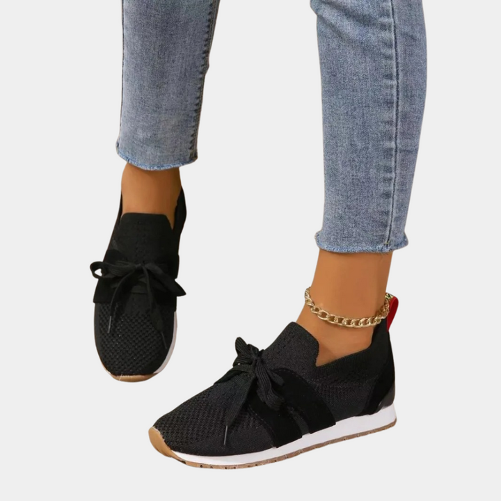 Comfortable and Stylish Women's Sneakers - Nova-Black-3-State of Style