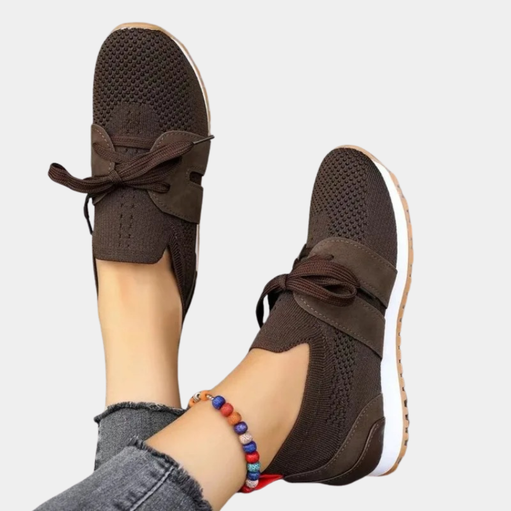 Comfortable and Stylish Women's Sneakers - Nova-Dark brown-3-State of Style