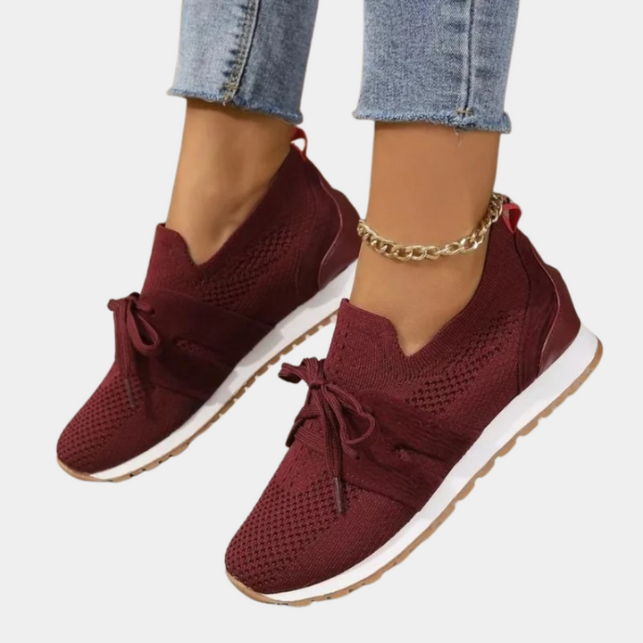 Comfortable and Stylish Women's Sneakers - Nova-Red-3-State of Style