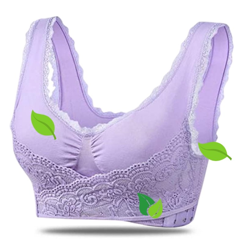 Comfortable and Supportive Bra - Grace-Purple-S-State of Style