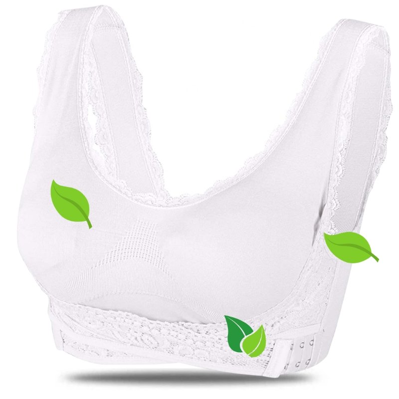 Comfortable and Supportive Bra - Grace-White-S-State of Style