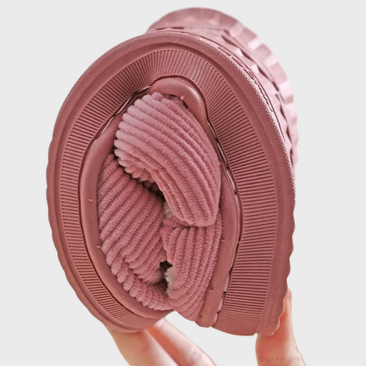 Comfortable and Warm Women's Slippers - Seraphina-Pink-4.5-State of Style