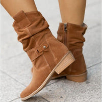 Comfortable Ankle Boots for Women - BellaStep-Beige-2.5-State of Style