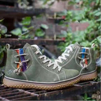 Comfortable Ankle Boots with Support and Style - Luna-Mineral Blue-4-State of Style