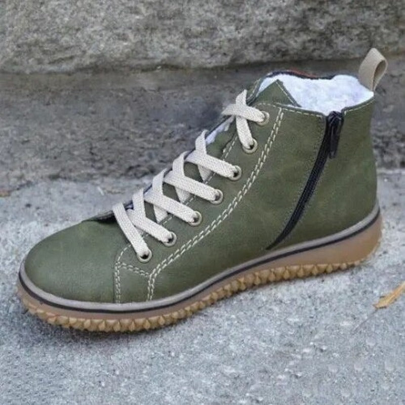 Comfortable Ankle Boots with Support and Style - Luna-Mineral Blue-4-State of Style