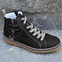Comfortable Ankle Boots with Support and Style - Luna-Santorini Black-4-State of Style