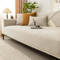 Comfortable Anti-Slip Cover for Your Couch – SnugMat-70x120cm-Beige-State of Style