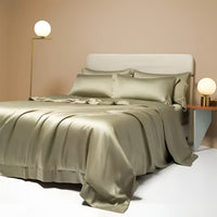 Comfortable Bamboo Duvet Cover - BambooDreams-Olive-150 cm × 200 cm-State of Style