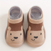 Comfortable Barefoot Toddler Sneakers - BearCubs-Brown-2-3-State of Style