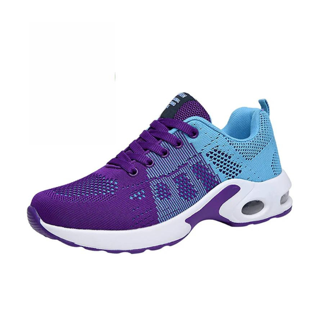 Comfortable & Breathable Orthopedic Women's Sneakers – Marlene-Aqua Purple-3-State of Style