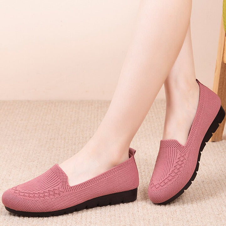 Comfortable & Breathable Women's Slip-On Everyday Shoes with Arch Support – Leona-Pink-3-State of Style