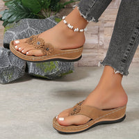 Comfortable Brown Ladies Sandals - Elara-4.5-State of Style
