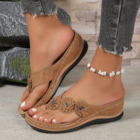 Comfortable Brown Ladies Sandals - Elara-4.5-State of Style