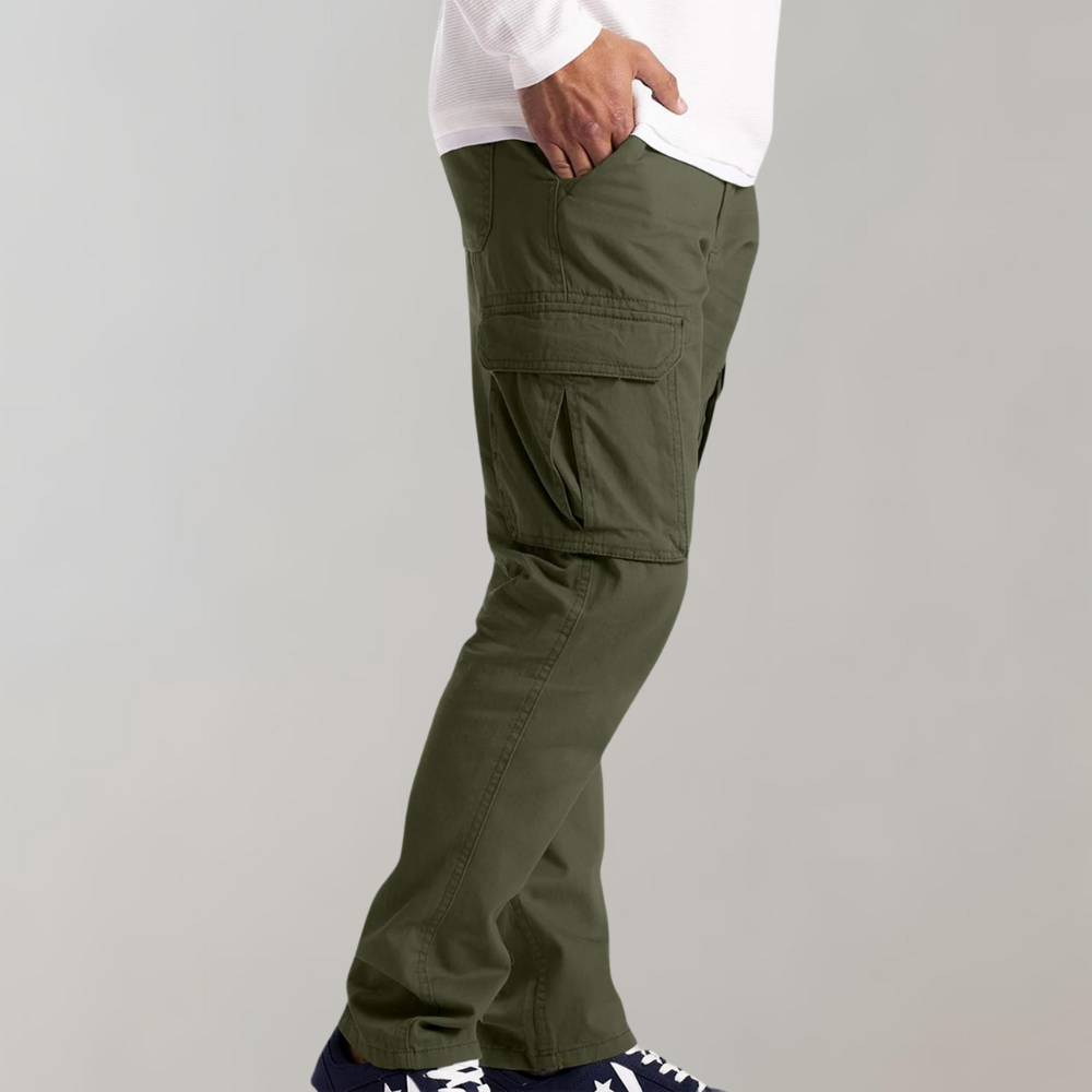 Comfortable Cargo Trousers for Men - Jasper-Green-XS-State of Style