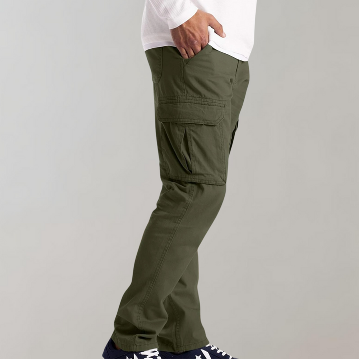 Comfortable Cargo Trousers for Men - Jasper-Green-XS-State of Style